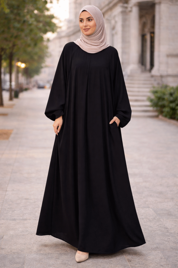 Black Baggy Abaya