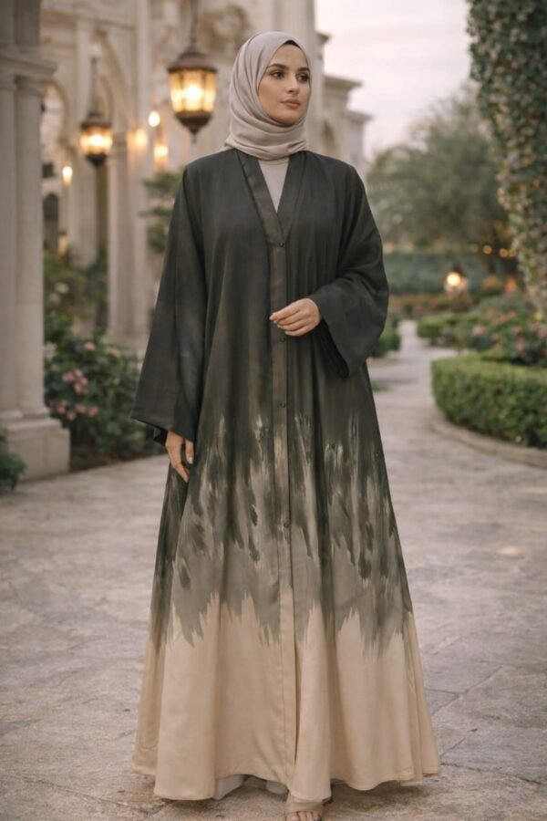 Verdant Dusk Abaya