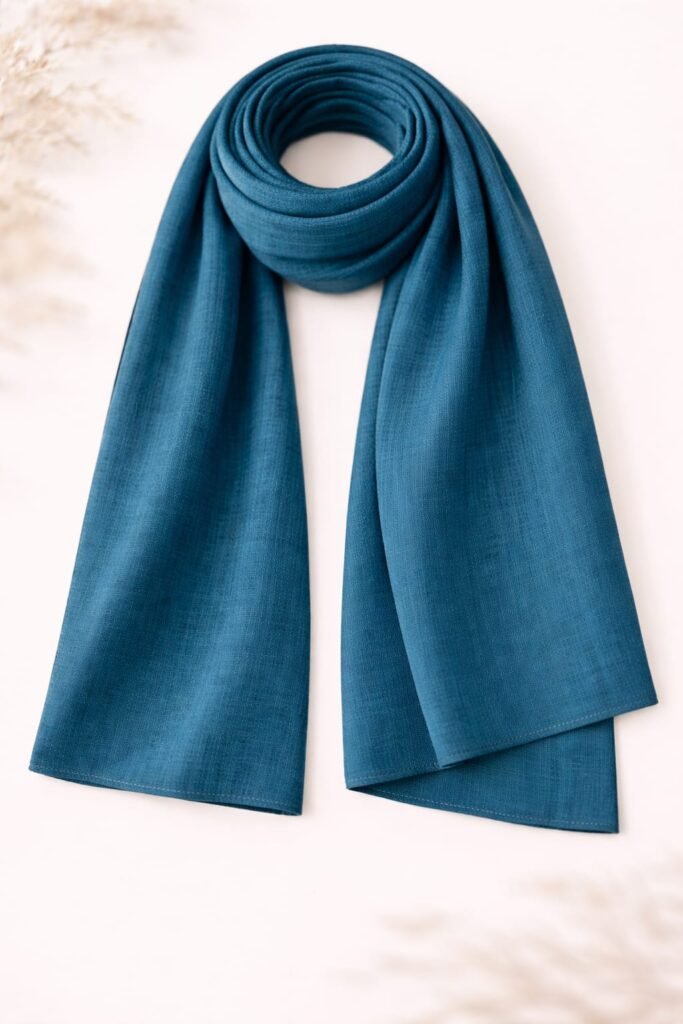Deep Teal Turkish Scarf