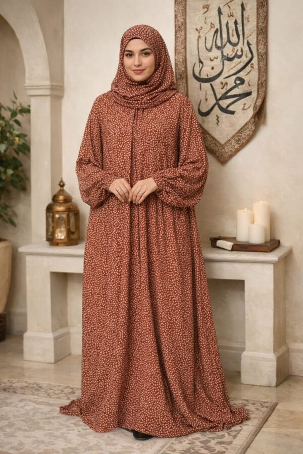 Rust Petal Serenity Prayer Gown