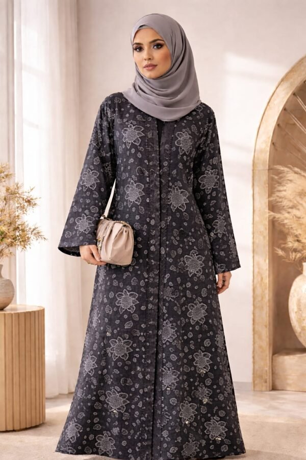 Shadow Petal Abaya