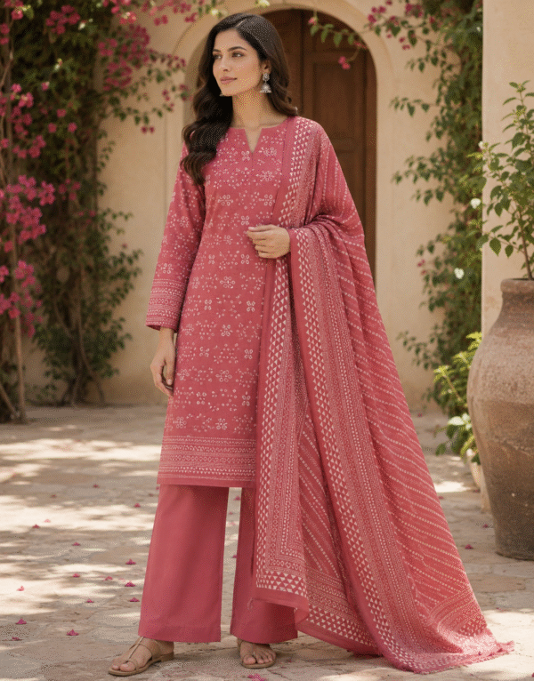 Bin Saeed Rose Elegance Lawn Suit