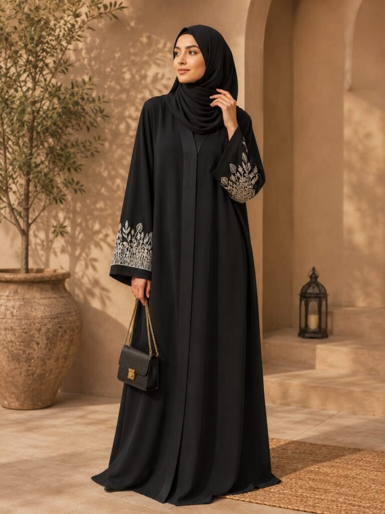 Celestial Noir Abaya