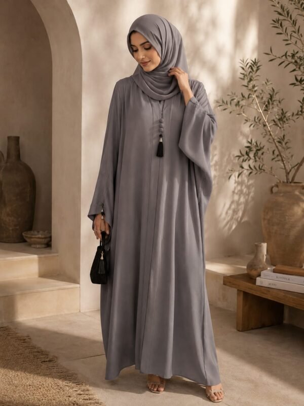 Silver Mist Abaya