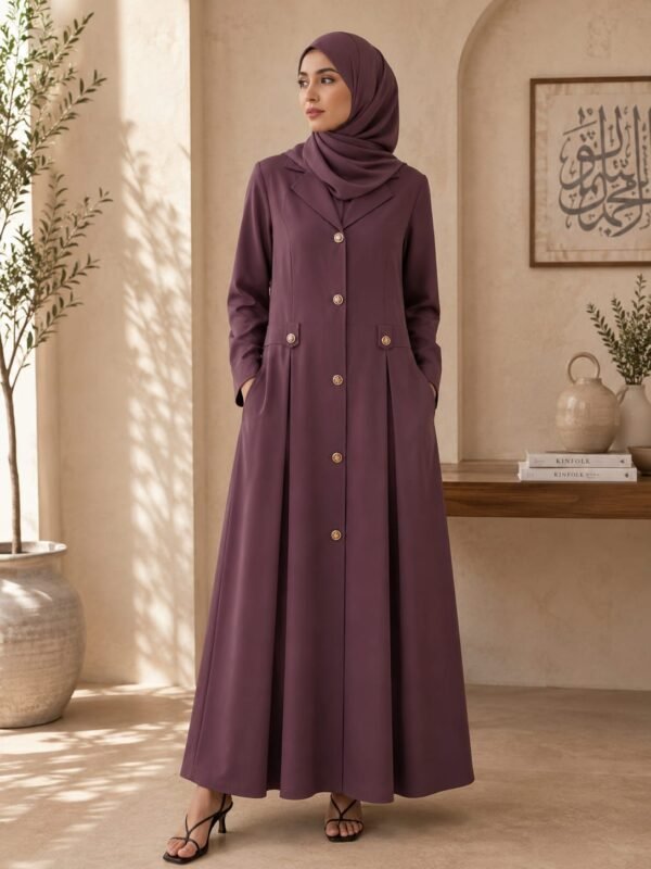 Plum Royale Abaya