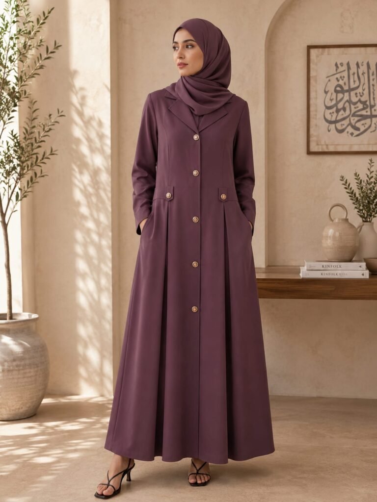 Plum Royale Abaya