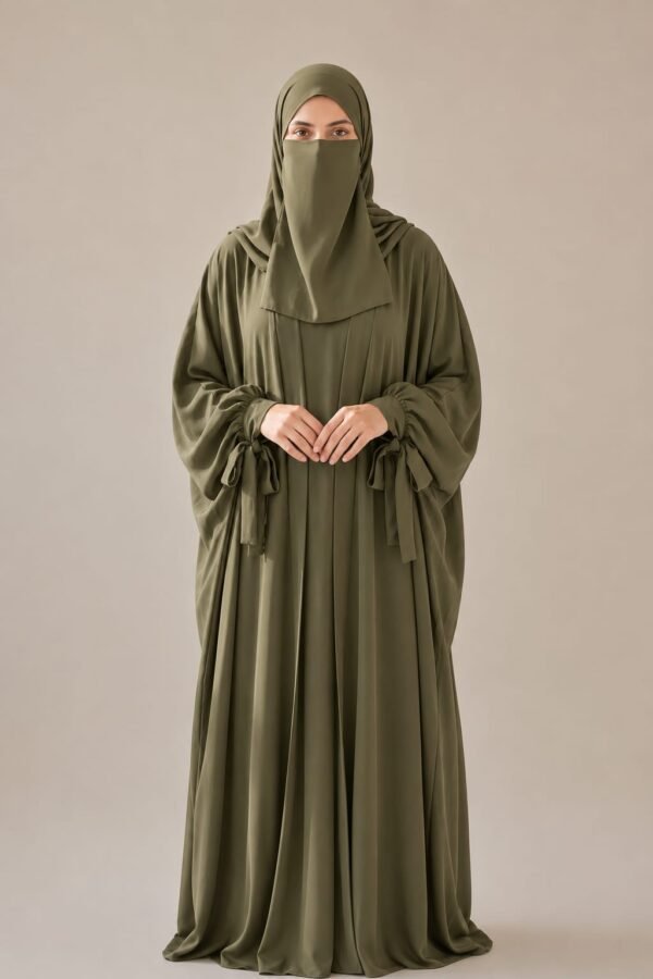Zayra Olive Niqab Abaya