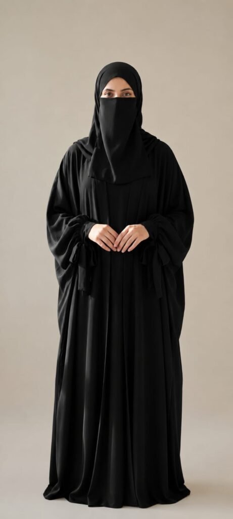 Noirah Classic Niqab Abaya