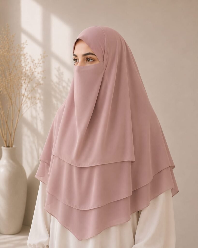 Light Pink Khimar