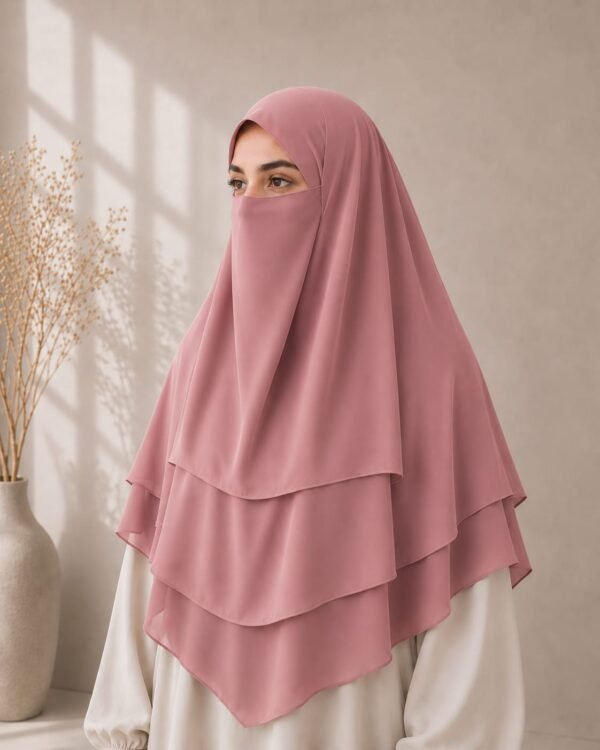 Pink khimar