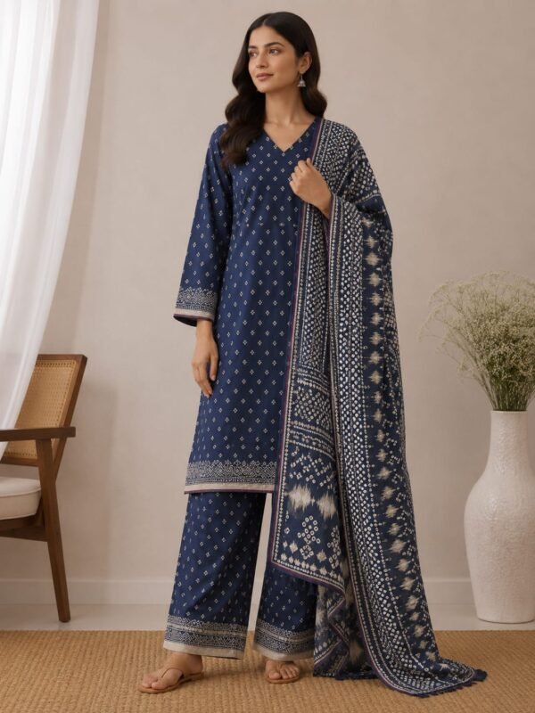 Bin Saeed Midnight Lawn Suit