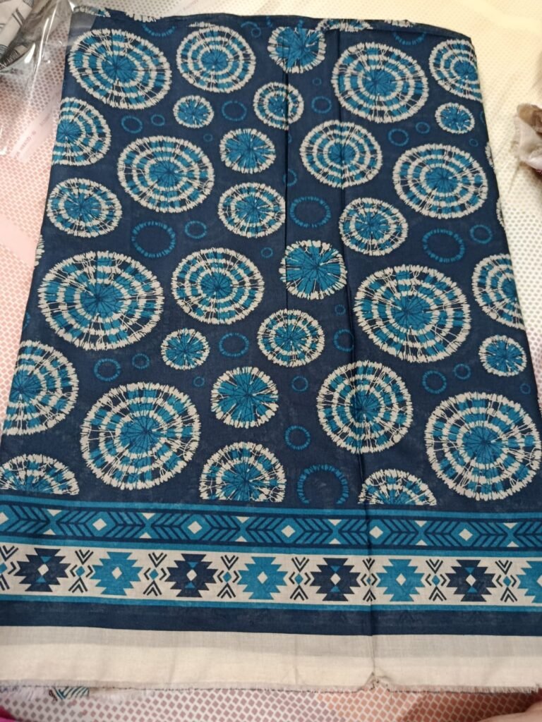 Tawakkal Blue Leaves Lawn Suit