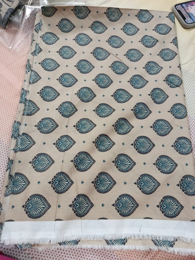 Tawakkal Blue Leaves Lawn Suit