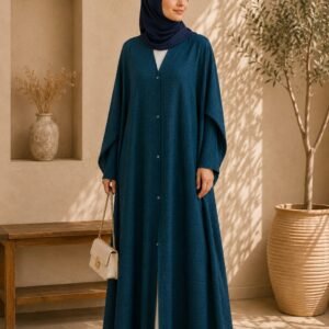 Midnight Chiffon Abaya