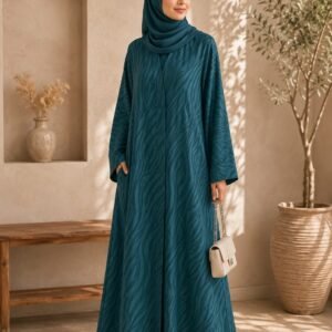 Zinc Zigzag Abaya