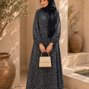 Green Leaves Abaya