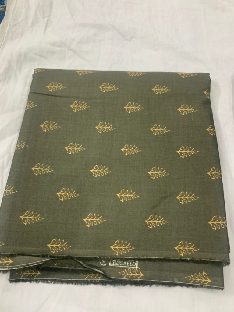 Bin Saeed Olive Lawn Suit