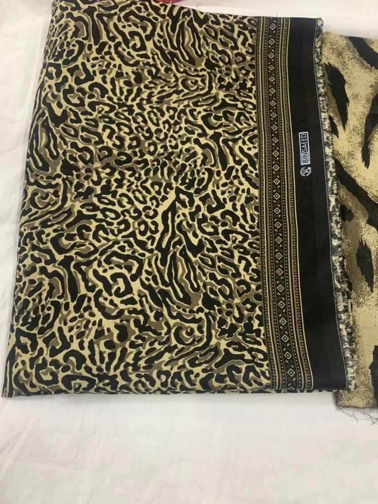 Bin Saeed Cheetah Lawn Suit