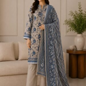 Tawakkal Azure Bloom Lawn Sui