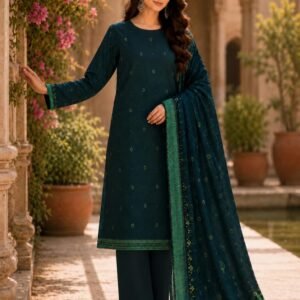 Bin Saeed Green Lawn Suit