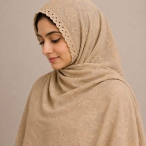 Ivory Blossom Chaadar