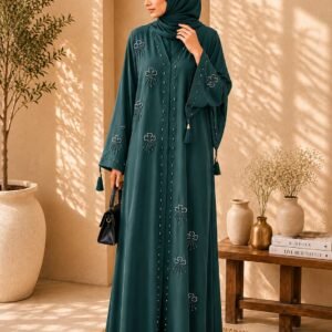 Emerald Whisper Abaya