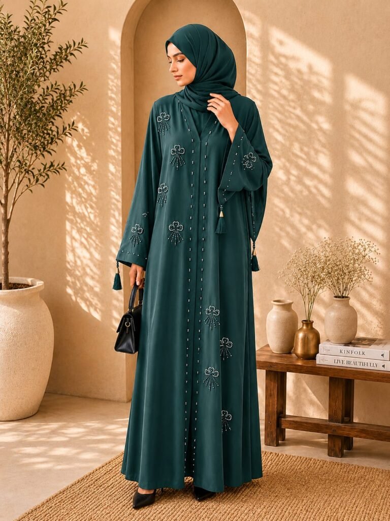 Emerald Whisper Abaya