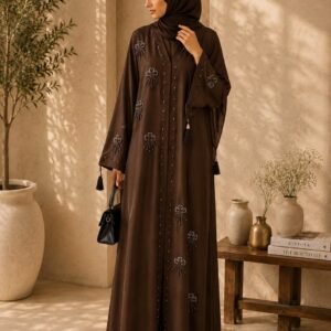 Cocoa Blossom Abaya