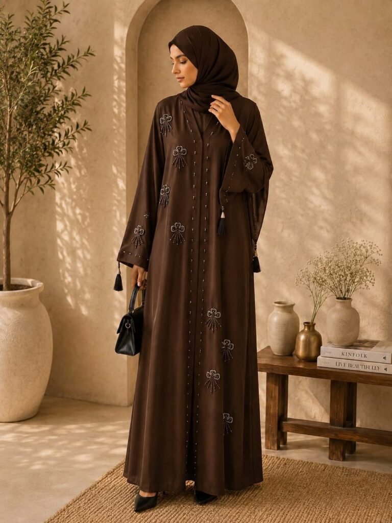 Cocoa Blossom Abaya