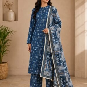 Tawakkal Azure Bloom Suit