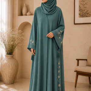 Teal Haven Abaya