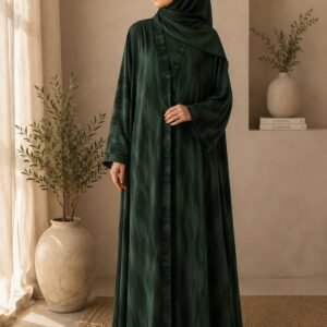 Emerald Veil Abaya