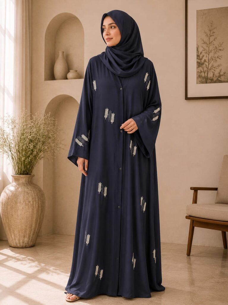 Midnight Harvest Abaya