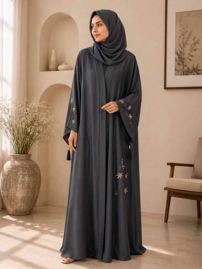 Dusky Blossom Abaya