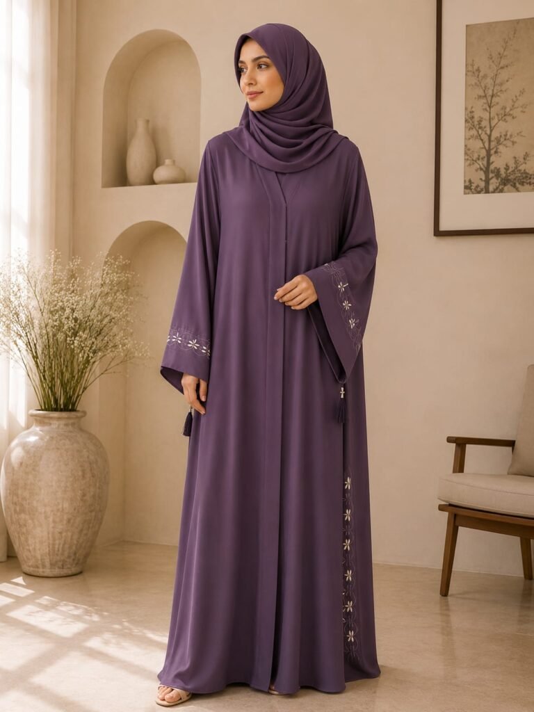 Lavender Serenity Abaya