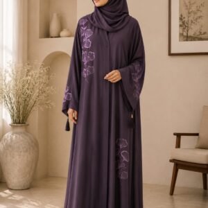 Twilight Bloom Abaya