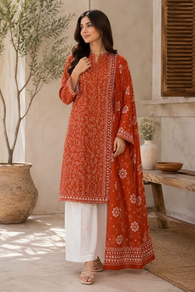 Bin Saeed Sienna Bloom Suit
