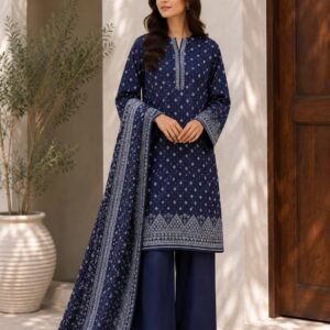 Bin Saeed Midnight Mosaic Suit